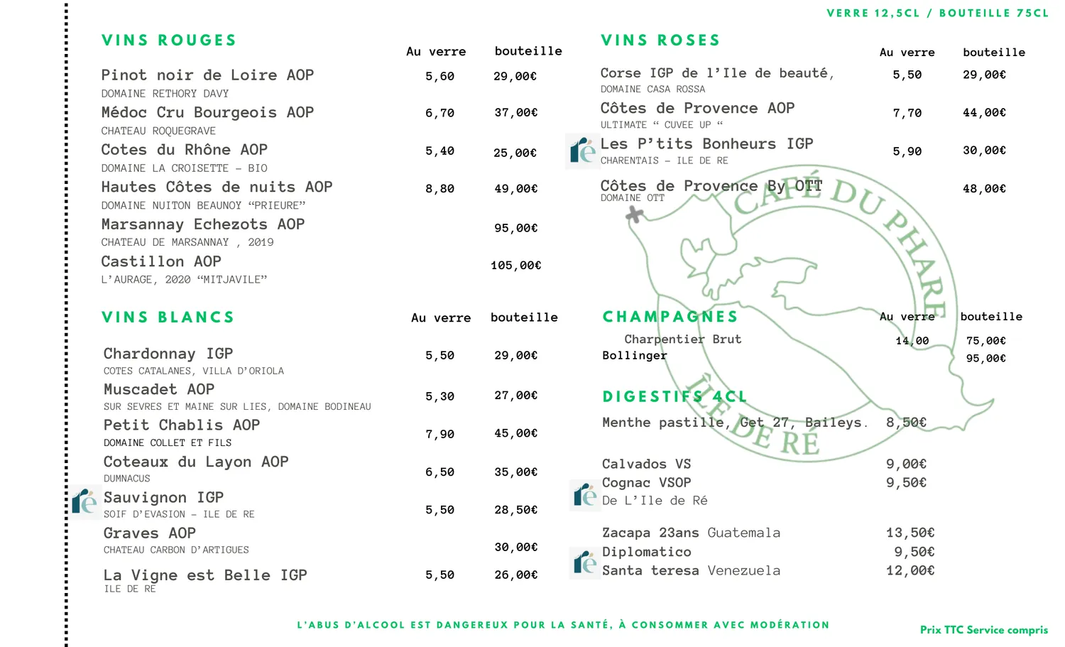 brasserie ile de re