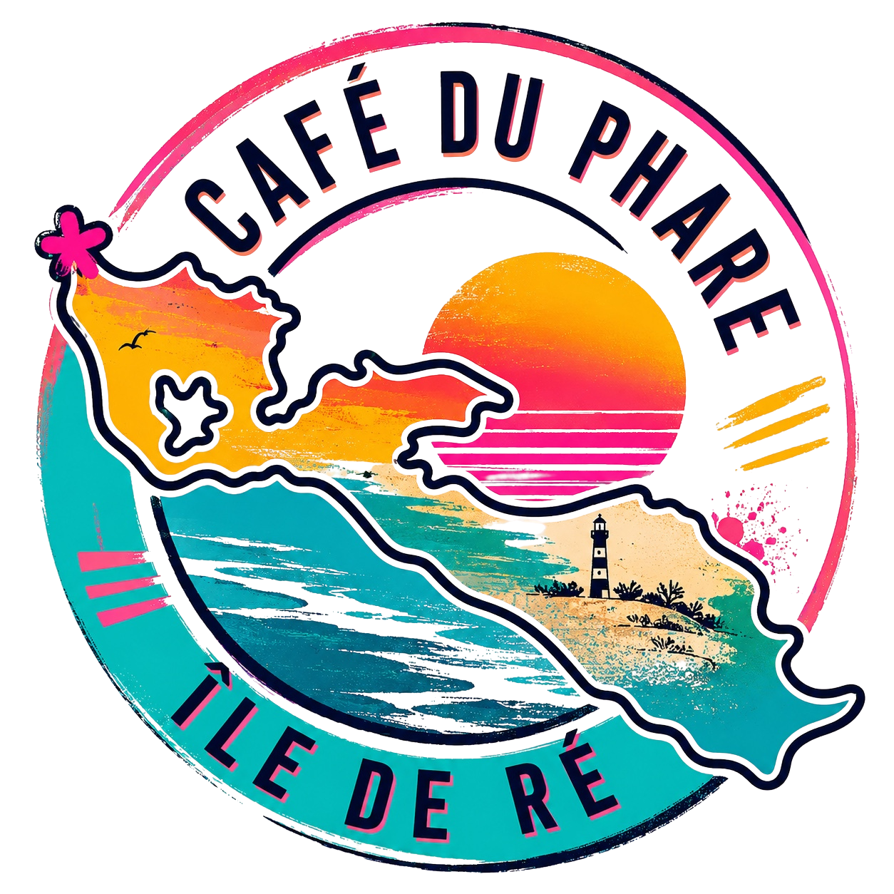 restaurant bord de plage ile de re