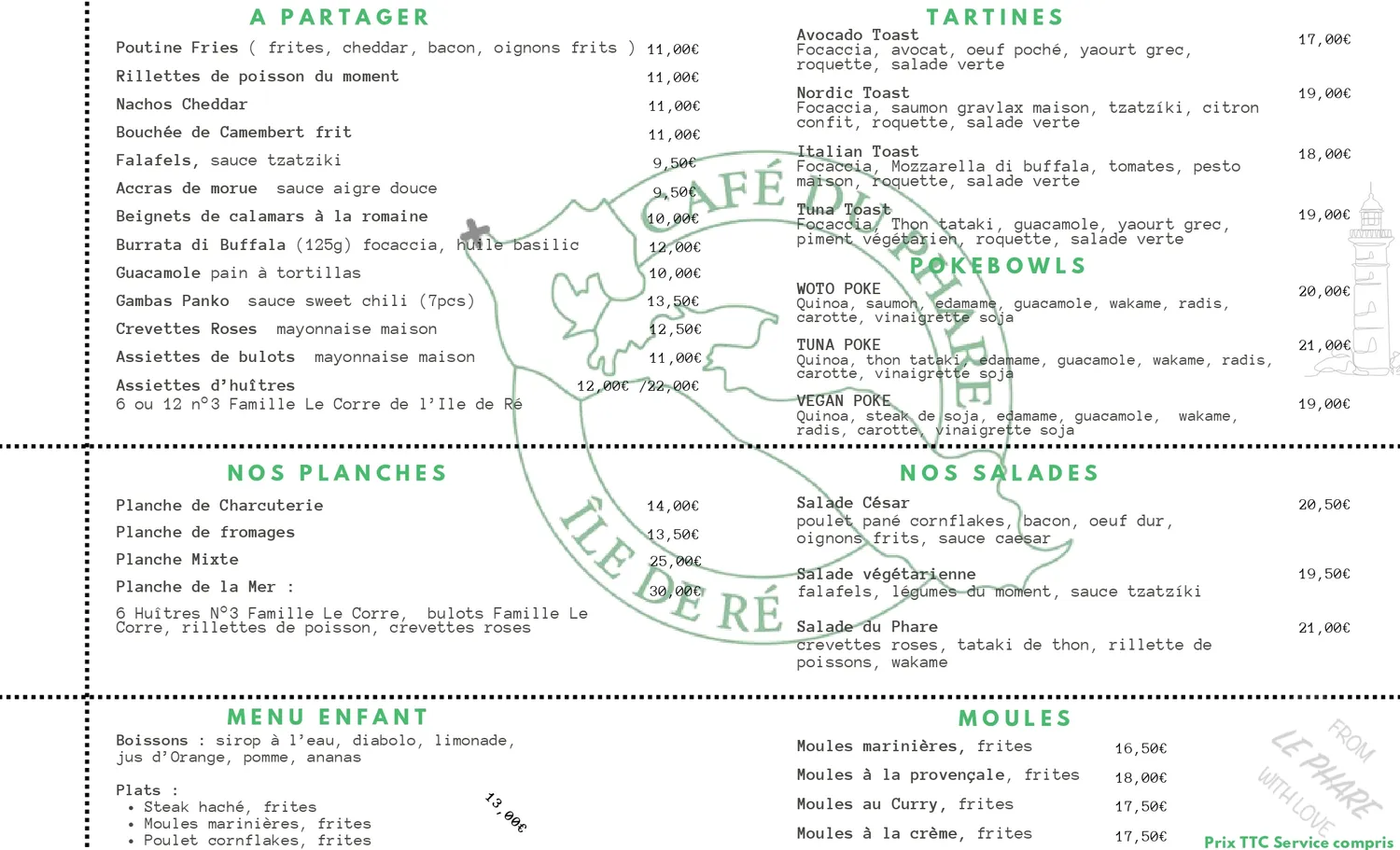 restaurant saint clement des baleines
